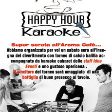 Karaoke con Cabaret - Happy Hour e Calcio Balilla